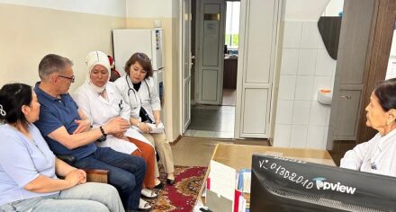 Visit of Dr. Kaspar Truninger to the Academic Clinic No. 7 of KSMA Named After I.K. Akhunbaev