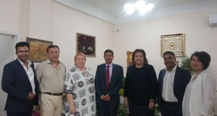 Ректор КГМА приняла делегацию из Великобритании