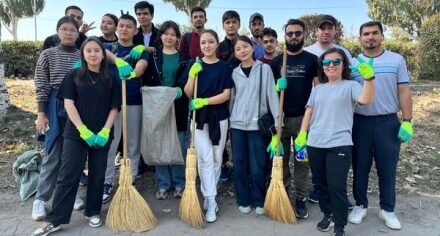 Студенты КГМА участвовали на субботнике