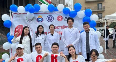 Кафедра неврологии КГМА провела акцию, посвящённую Всемирному дню борьбы с инсультом