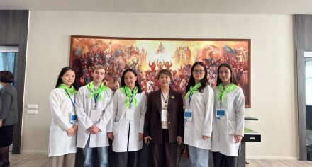 Команда факультета ФАРМАЦИЯ КГМА заняла 1-е место в Международной студенческой олимпиаде